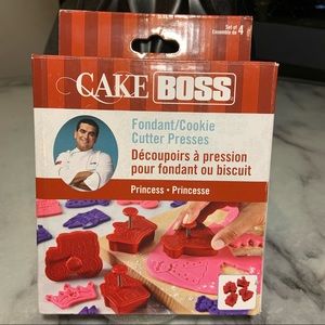 Cake Boss Fondant Press, Stamp Set, Red